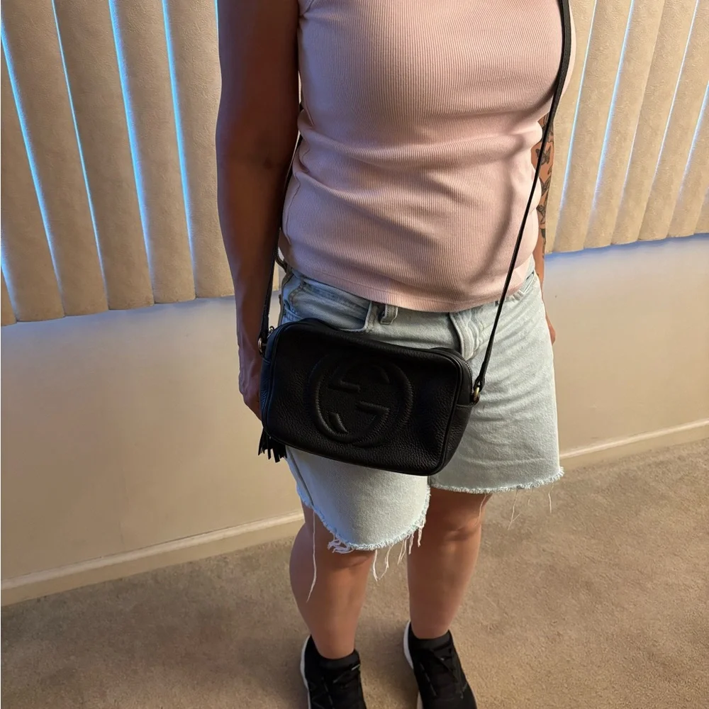 Gucci Black Leather Crossbody Bag - Picture 5 of 16